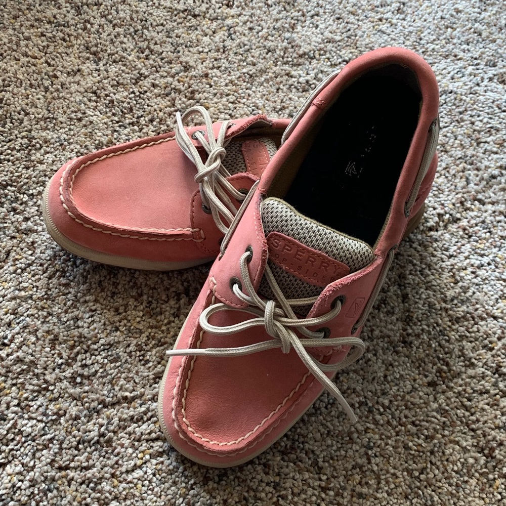 Pink Sperry Top Sider